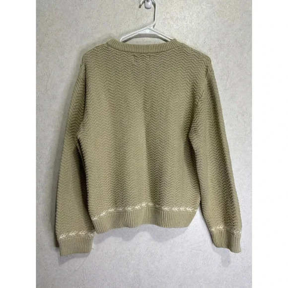 CABELAS Womens Sweater Embroidered Chunky Knit Pullover MEDIUM Lot Of 2 Grandpa - Picture 4 of 14